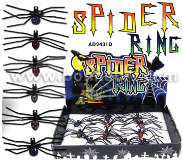 SPIDER RING
3 DESIGN ASSORTED