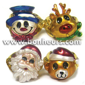 XMAS FLASHING RING
6 DESIGN ASSORTED