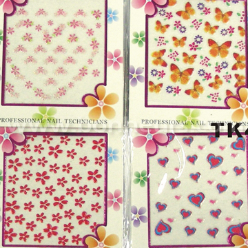 NAIL ART STICKERS
CRD SIZE:10.5*6.5CM
