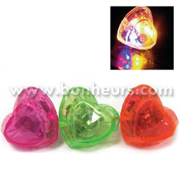 HUGE LIGHT UP HEART RING