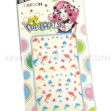 DOLPHIN NAIL STICKERS
CARD SIZE:12.8*6.4CM